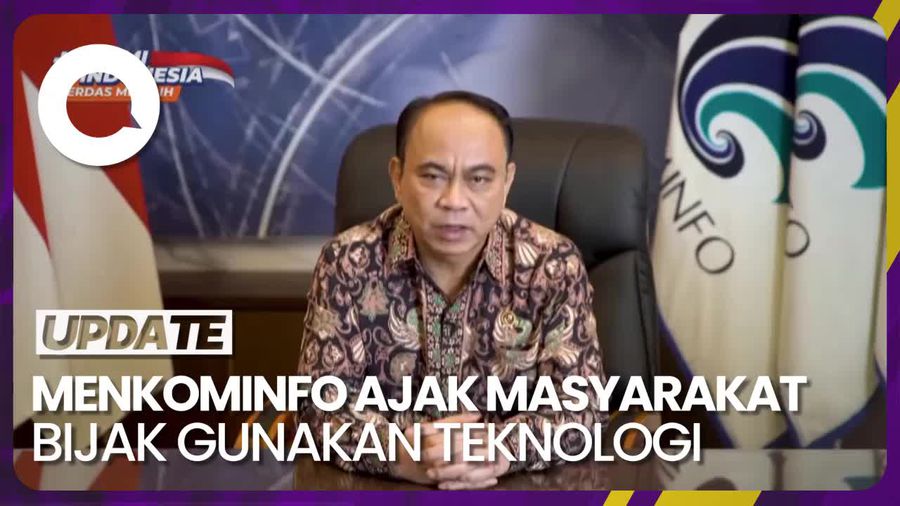 Wujudkan Pemilu Damai, Menkominfo Ajak Warga Bijak Gunakan Teknologi