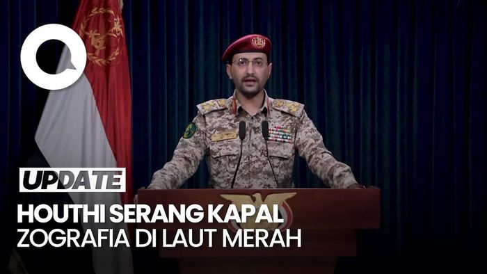 Houthi Kembali Menyerang Kapal Kargo di Laut Merah