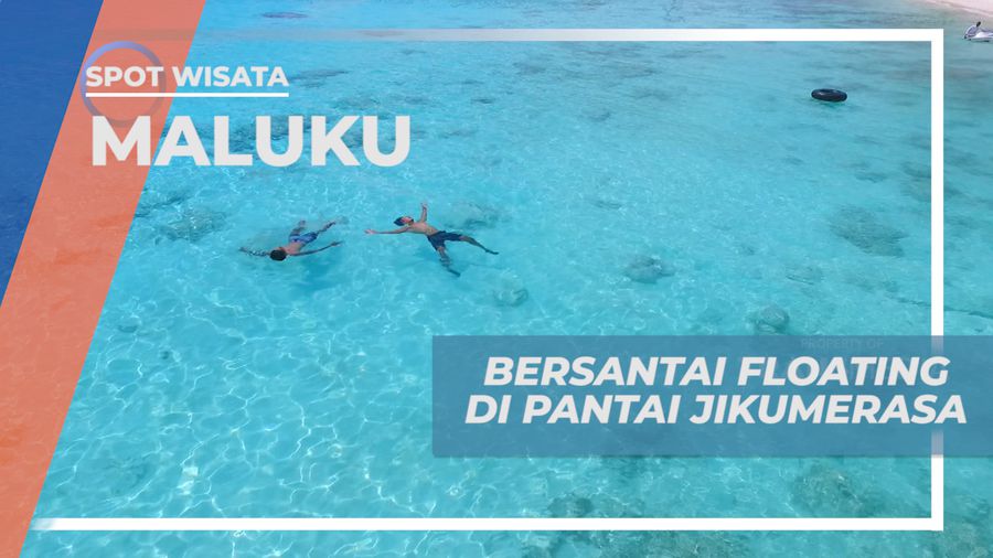 Menikmati Semilirnya Angin dan Hangatnya Sinar Matahari Pantai Jikumerasa, Maluku