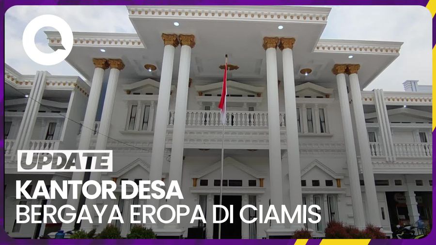 Melihat Isi Kantor Desa Bak Istana Gaya Eropa di Ciamis