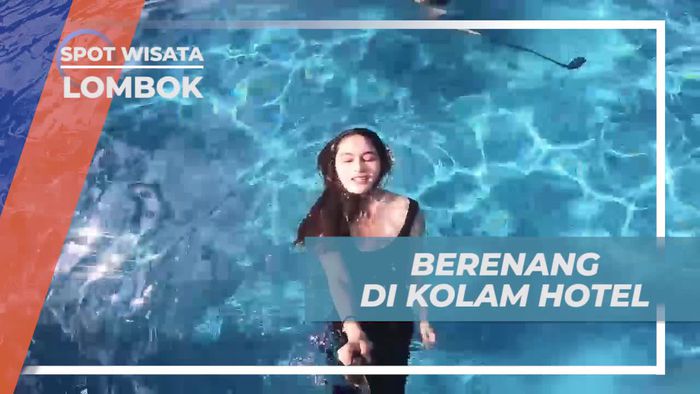 Menyambut Pagi Dengan Berenang di Kolam Penginapan Lombok