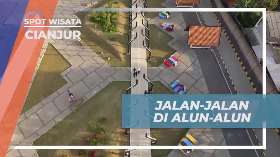 Jalan-jalan Menikmati Suasana Asri di Alun-alun Cianjur