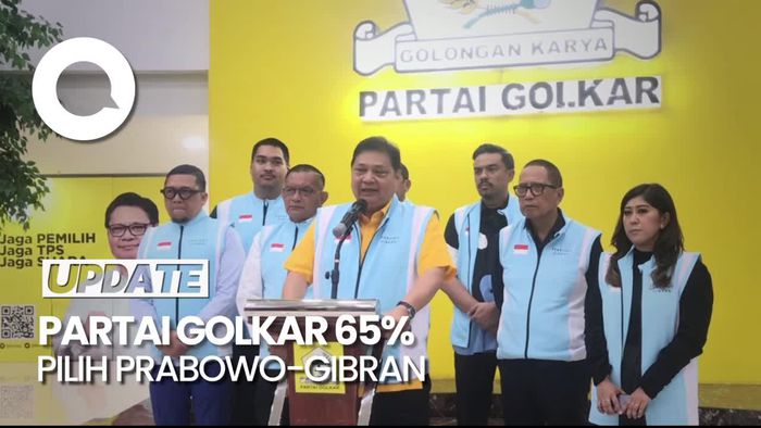 Airlangga: 65% Pemilih Partai Golkar Pilih Prabowo-Gibran, Targetnya 80%