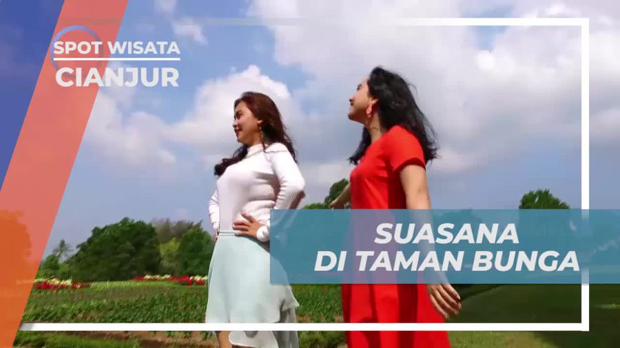 Menikmati Suasana Sejuk Taman Bunga Nusantara Cianjur 