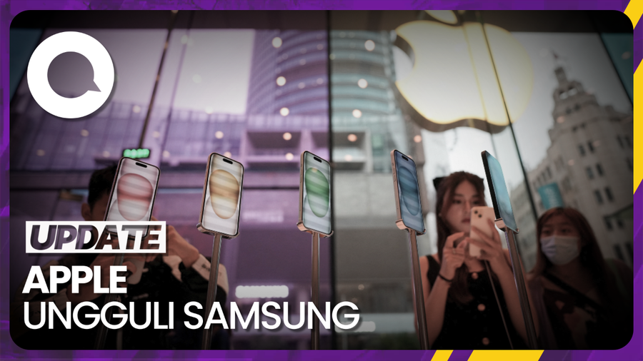 Apple Kalahkan Samsung untuk Pengiriman Global