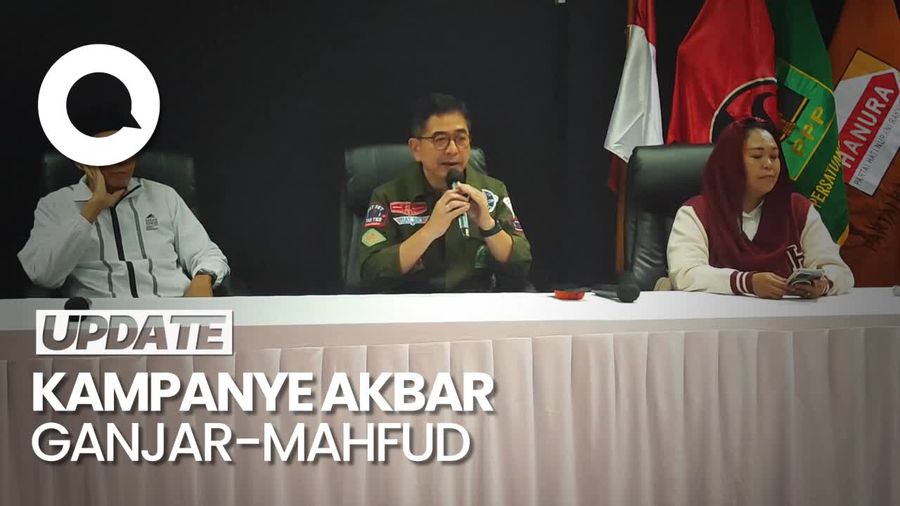 Kampanye Akbar Ganjar-Mahfud Akan Dimulai di Bandung dan Sidoarjo
