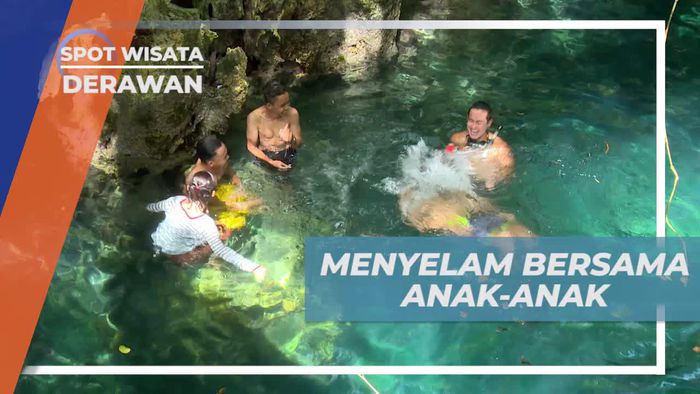 Momen Seru Menyelam Bersama Anak-anak di Goa Haji Mangku Derawan 