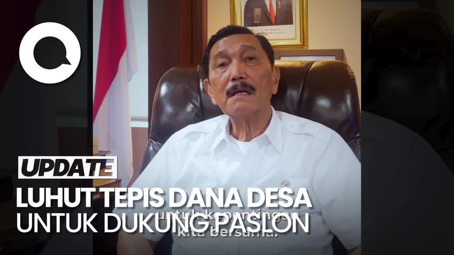 Luhut Bantah Tudingan Pemerintah Pakai Dana Desa untuk Dukung Paslon