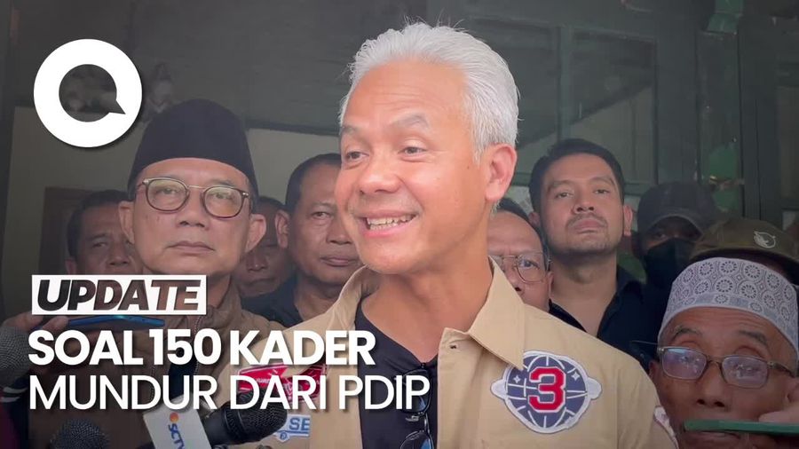 150 Kader Mundur dari PDIP, Ganjar : Hilang Satu Tumbuh Seribu