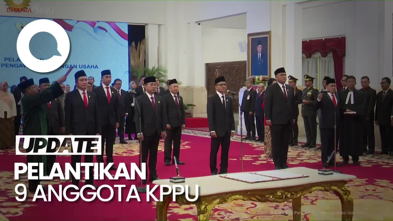 Jokowi Lantik 9 Anggota KPPU, Ini Nama-namanya