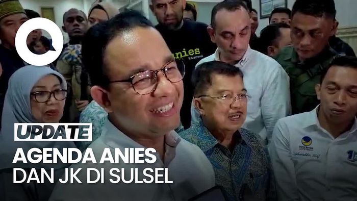 Anies Tiba di Sulsel, Bakal Nginap di Rumah JK Sebelum Kampanye Bareng