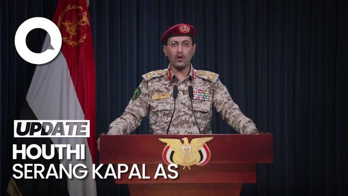 Houthi Klaim Berhasil Serang Kapal AS di Teluk Aden