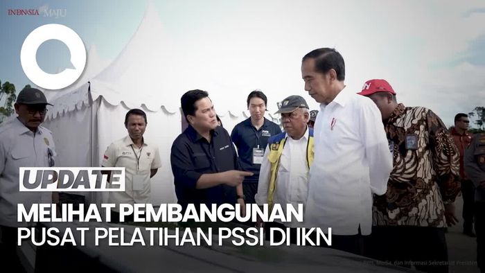 Jokowi Cek Pusat Pelatihan PSSI di IKN, Pembangunan Sudah 20 Persen