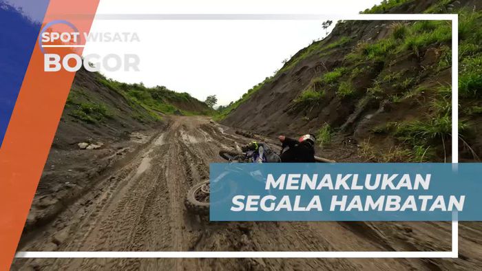 Lintasan Licin, Rintangan Motor Trail Bukit Hambalang Bogor 