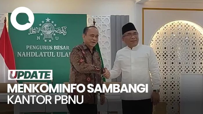 Sambangi PBNU, Menkominfo Jalin Kerja Sama Wujudkan Indonesia Digital 2045