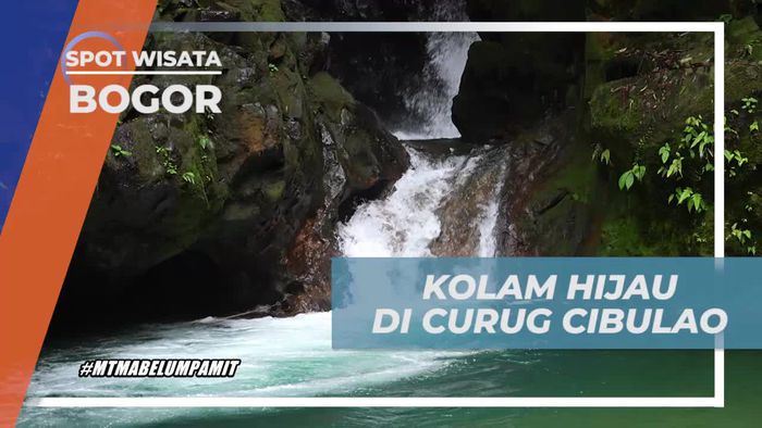 Melihat Kolam Jernih Berwarna Hijau di Curug Cibulao Bogor