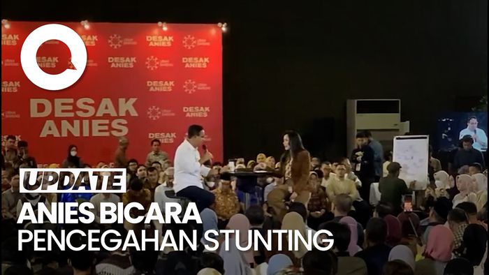 Anies soal Pencegahan Stunting: Tak Cukup dengan Makan Siang