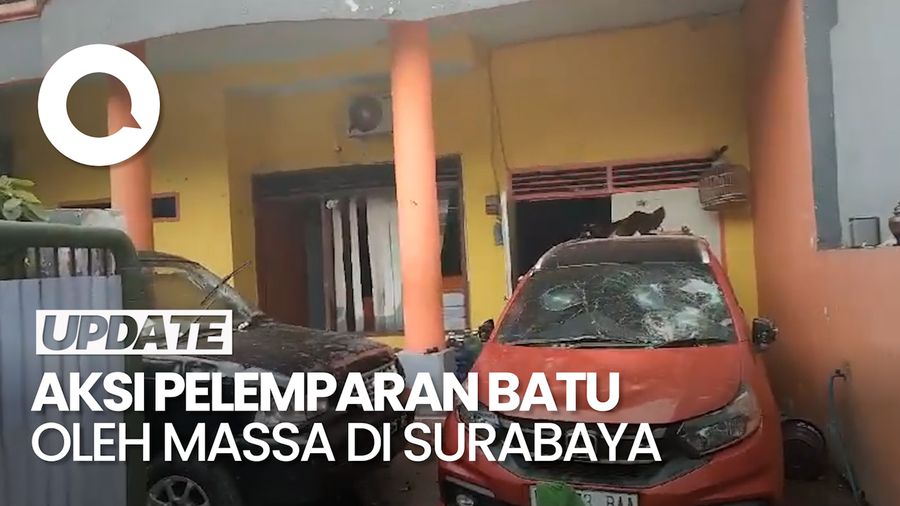 Gegara Utang, Rumah Warga di Surabaya Dilempari Batu
