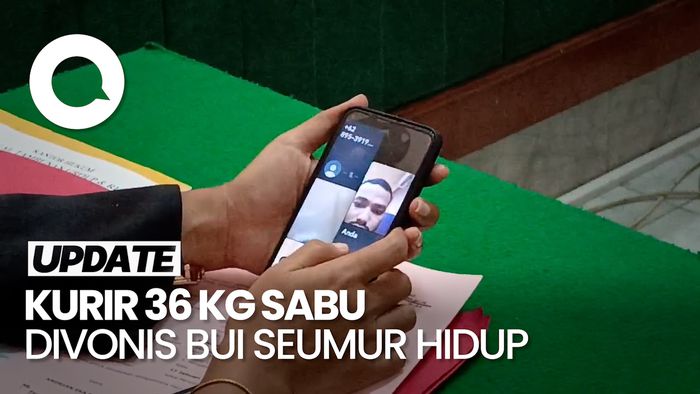 Kurir 36 Kg Sabu Jaringan Internasional di Medan Divonis Bui Seumur Hidup