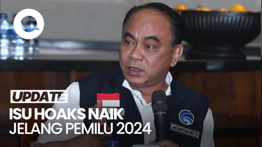 Menkominfo Budi Arie Sebut Isu Hoax Naik Jelang Pemilu 2024