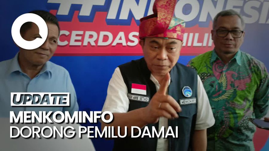 Wujudkan Pemilu Damai, Menkominfo Ajak Masyarakat Tolak Isu SARA