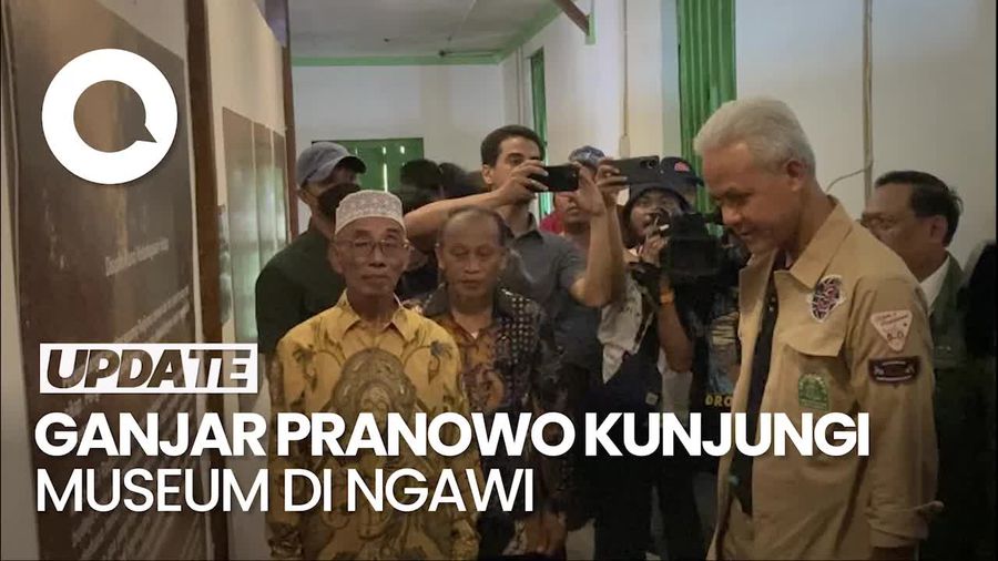 Momen Ganjar Kunjungi Museum Radjiman Wedyodiningrat di Ngawi