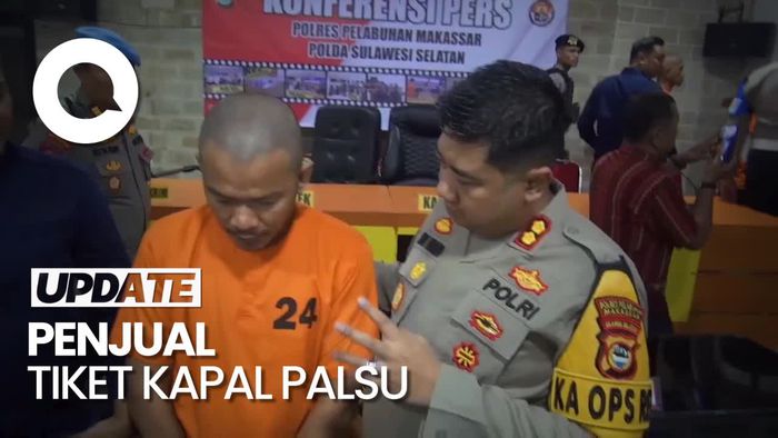 Polisi Ringkus Pelaku Penjualan Tiket Kapal Palsu di Makassar