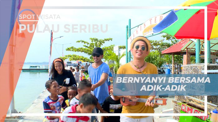 Bernyanyi Seru Bersama Anak-anak Pulau Harapan Kepulauan Seribu 