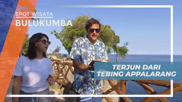 Memberanikan Diri Terjun Dari Tebing Appalarang, Keseruan Liburan di Bulukumba 