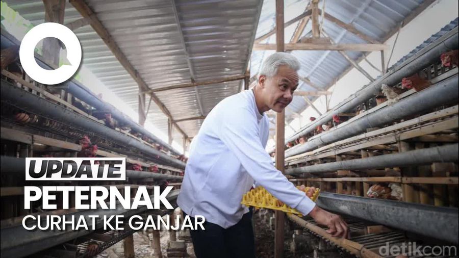 Peternak di Magetan Curhat ke Ganjar Keluhkan Harga Pakan Tinggi