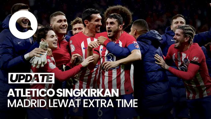 Momen Sengit Atletico Bungkam Real Madrid 4-2