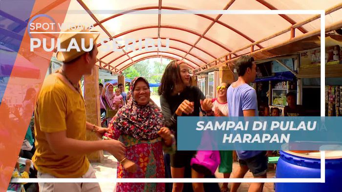 Tiba di Pulau Harapan, Disambut Keramahan Warga Lokal Kepulauan Seribu 
