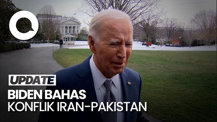 Biden Komentari Iran-Pakistan yang Saling Berbalas Serangan Rudal