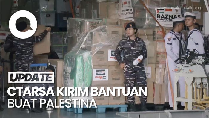 Peduli Palestina, CTARSA Foundation & TNI AL Kirim Bantuan ke Gaza