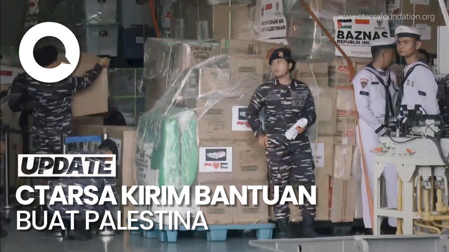 Peduli Palestina, CTARSA Foundation & TNI AL Kirim Bantuan ke Gaza