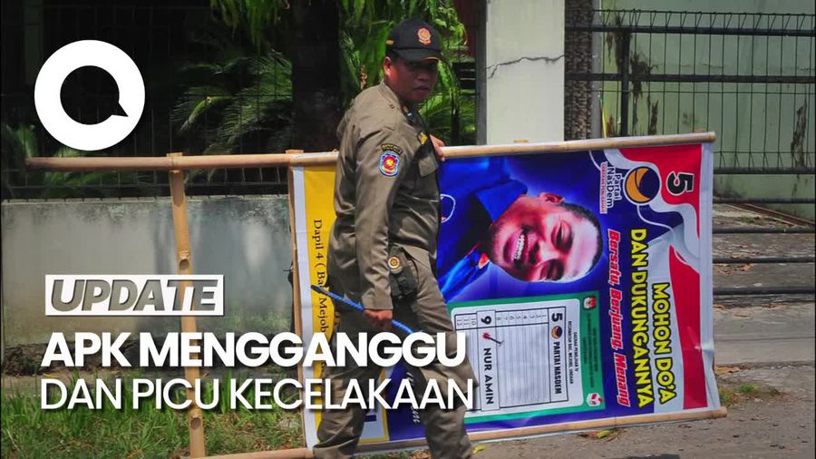 KPU Respons Pemasangan APK Dinilai Mengganggu-Picu Kecelakaan