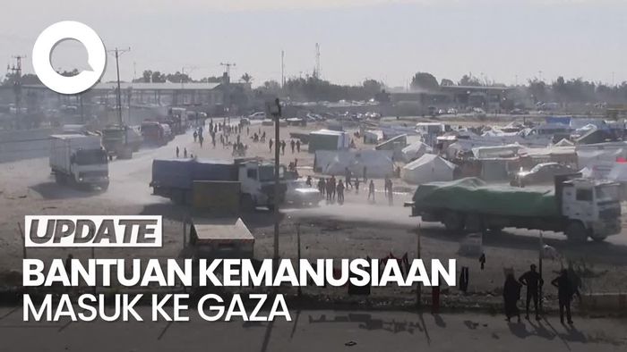 Setelah Lama Tertahan, Akhirnya Bantuan Kemanusiaan Masuk ke Gaza