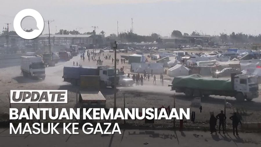 Setelah Lama Tertahan, Akhirnya Bantuan Kemanusiaan Masuk ke Gaza