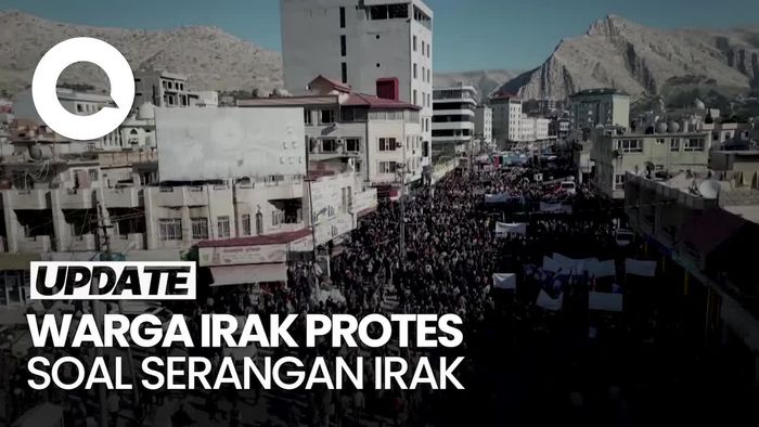Warga Irak Demo, Pertanyakan Respons Pemerintah soal Serangan Rudal Iran