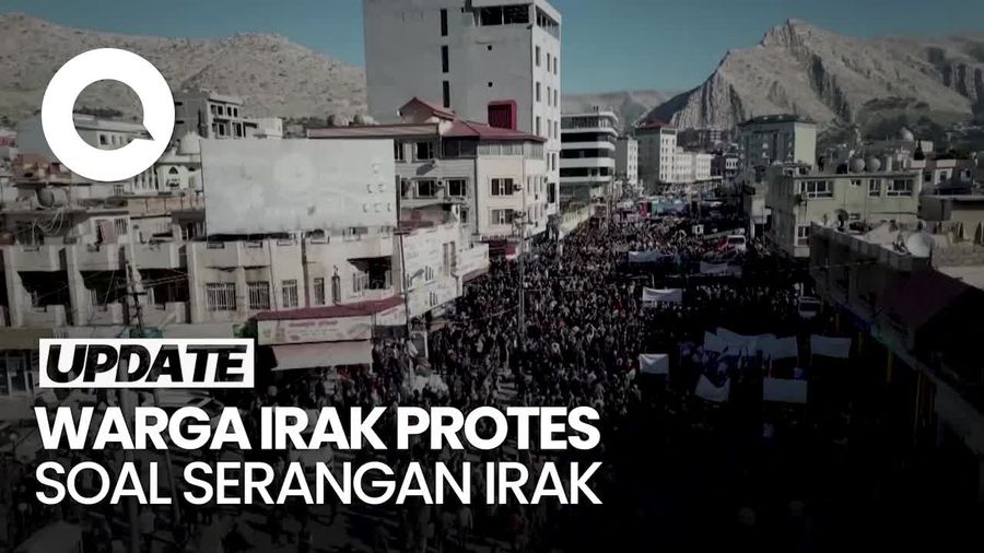 Warga Irak Demo, Pertanyakan Respons Pemerintah soal Serangan Rudal Iran