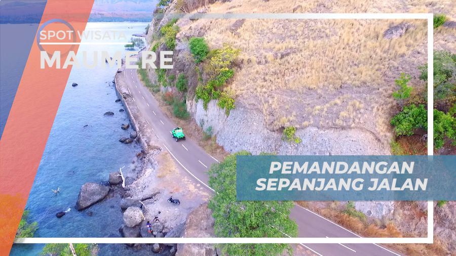 Menikmati Indahnya Pemandangan Alam Menuju Bukit Tanjungkajuwulu, Maumere