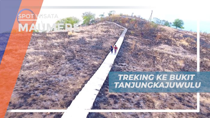 Menyusuri Jalan Setapak, Menaiki Ratusan Anak Tangga Menuju Puncak Bukit Tanjungkajuwulu, Maumere