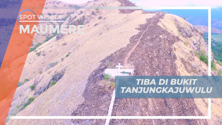 Melepas Lelah Menikmati Keindahan Alam di Puncak Bukit Tanjungkajuwulu, Maumere