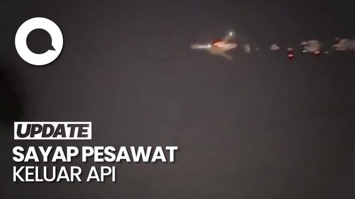 Detik-detik Sayap Pesawat Atlas Air Boeing 747 Terbakar saat Terbang di Miami