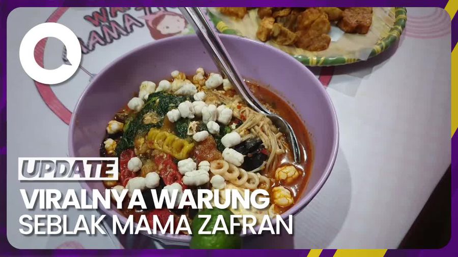Viral Warung Seblak Mama Zafran, Ternyata Berawal dari Toko Kelontong 