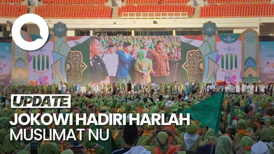 Jokowi Hadiri Peringatan Harlah ke-78 Muslimat NU di GBK