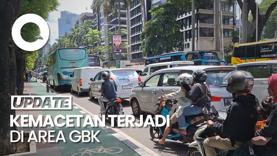 Kemacetan di Area GBK Imbas Bubaran Harlah ke-78 Muslimat NU