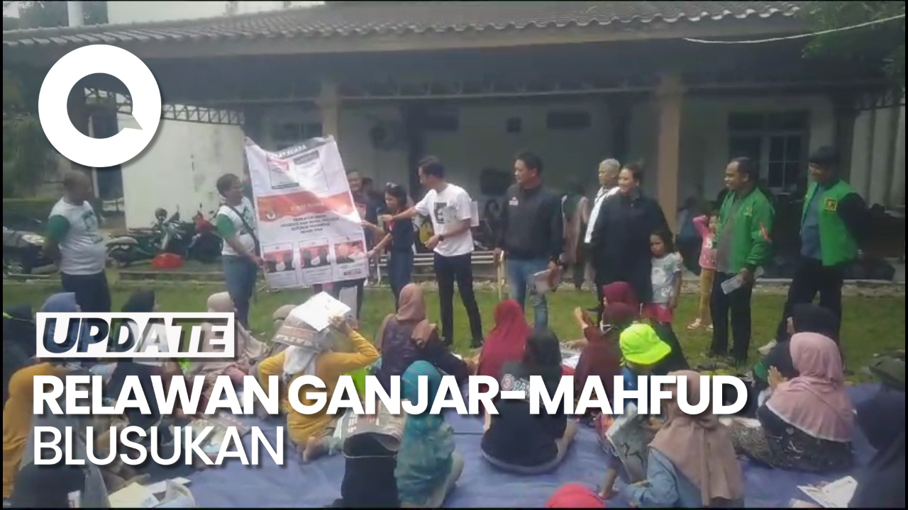 Relawan Ganjar-Mahfud Gelar Aksi Door To Door Di Jaktim