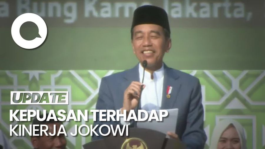 Survei Indikator Politik: 79,3% Puas Terhadap Kinerja Presiden Jokowi