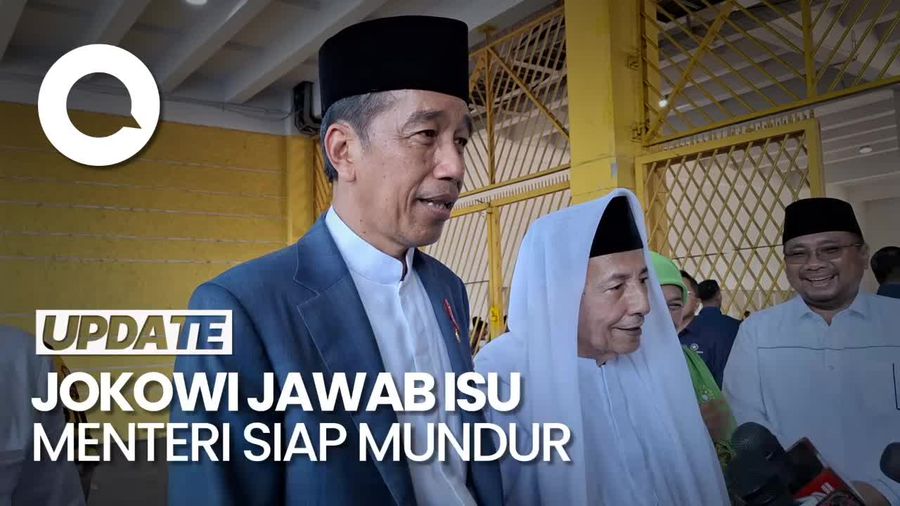 Jokowi Jawab soal Mencuatnya Isu Menteri Siap Mundur dari Kabinet